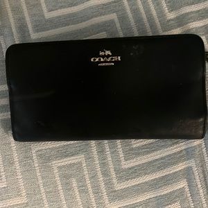 Black coach wallet
